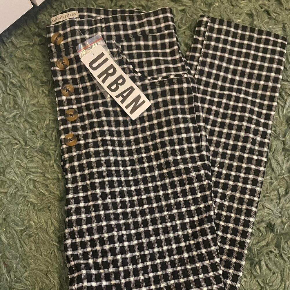 Urban outfitters black and white trousers NWT